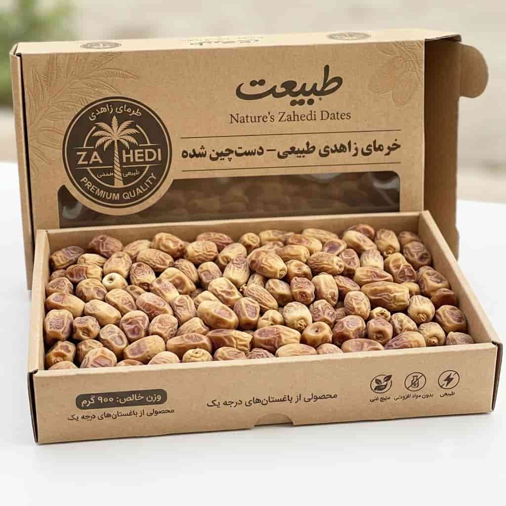 خرما زاهدی طبیعت با انتخابی تازه از خرمای مرغوب ایرانی